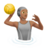 Person Playing Water Polo: Medium Skin Tone Emoji Copy Paste ― 🤽🏽 - apple