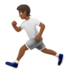 Person Running: Medium-dark Skin Tone Emoji Copy Paste ― 🏃🏾 - apple