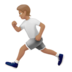 Person Running: Medium Skin Tone Emoji Copy Paste ― 🏃🏽 - apple