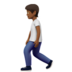 Person Walking: Medium-dark Skin Tone Emoji Copy Paste ― 🚶🏾 - apple