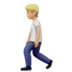 Person Walking: Medium-light Skin Tone Emoji Copy Paste ― 🚶🏼 - apple