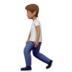 Person Walking: Medium Skin Tone Emoji Copy Paste ― 🚶🏽 - apple