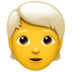 Person: White Hair Emoji Copy Paste ― 🧑‍🦳 - apple