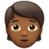 Person: Medium-dark Skin Tone Emoji Copy Paste ― 🧑🏾 - apple