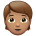 Person: Medium Skin Tone Emoji Copy Paste ― 🧑🏽 - apple
