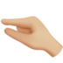 Pinching Hand: Medium-light Skin Tone Emoji Copy Paste ― 🤏🏼 - apple