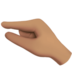 Pinching Hand: Medium Skin Tone Emoji Copy Paste ― 🤏🏽 - apple