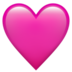 Pink Heart Emoji Copy Paste ― 🩷 - apple