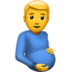 Pregnant Man Emoji Copy Paste ― 🫃 - apple