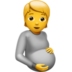 Pregnant Person Emoji Copy Paste ― 🫄 - apple