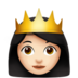 Princess: Light Skin Tone Emoji Copy Paste ― 👸🏻 - apple