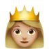 Princess: Medium-light Skin Tone Emoji Copy Paste ― 👸🏼 - apple