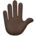 Raised Hand: Dark Skin Tone Emoji Copy Paste ― ✋🏿 - apple