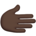 Rightwards Hand: Dark Skin Tone Emoji Copy Paste ― 🫱🏿 - apple