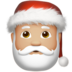 Santa Claus: Medium-light Skin Tone Emoji Copy Paste ― 🎅🏼 - apple