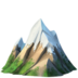 Snow-capped Mountain Emoji Copy Paste ― 🏔️ - apple