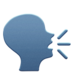 Speaking Head Emoji Copy Paste ― 🗣️ - apple