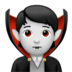 Vampire: Light Skin Tone Emoji Copy Paste ― 🧛🏻 - apple