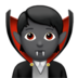 Vampire: Medium-dark Skin Tone Emoji Copy Paste ― 🧛🏾 - apple