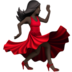 Woman Dancing: Dark Skin Tone Emoji Copy Paste ― 💃🏿 - apple