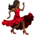 Woman Dancing: Medium-dark Skin Tone Emoji Copy Paste ― 💃🏾 - apple