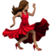 Woman Dancing: Medium Skin Tone Emoji Copy Paste ― 💃🏽 - apple