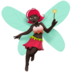 Woman Fairy: Dark Skin Tone Emoji Copy Paste ― 🧚🏿‍♀ - apple