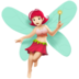 Woman Fairy: Light Skin Tone Emoji Copy Paste ― 🧚🏻‍♀ - apple