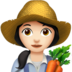 Woman Farmer: Light Skin Tone Emoji Copy Paste ― 👩🏻‍🌾 - apple