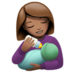 Woman Feeding Baby: Medium Skin Tone Emoji Copy Paste ― 👩🏽‍🍼 - apple