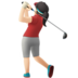 Woman Golfing: Light Skin Tone Emoji Copy Paste ― 🏌🏻‍♀ - apple