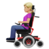 Woman In Motorized Wheelchair: Medium-light Skin Tone Emoji Copy Paste ― 👩🏼‍🦼 - apple