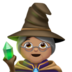 Woman Mage: Medium Skin Tone Emoji Copy Paste ― 🧙🏽‍♀ - apple