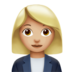 Woman Office Worker: Medium-light Skin Tone Emoji Copy Paste ― 👩🏼‍💼 - apple