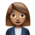 Woman Office Worker: Medium Skin Tone Emoji Copy Paste ― 👩🏽‍💼 - apple