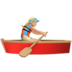 Woman Rowing Boat: Medium-light Skin Tone Emoji Copy Paste ― 🚣🏼‍♀ - apple
