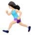 Woman Running: Light Skin Tone Emoji Copy Paste ― 🏃🏻‍♀ - apple