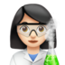 Woman Scientist: Light Skin Tone Emoji Copy Paste ― 👩🏻‍🔬 - apple