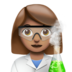 Woman Scientist: Medium Skin Tone Emoji Copy Paste ― 👩🏽‍🔬 - apple