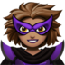 Woman Supervillain: Medium Skin Tone Emoji Copy Paste ― 🦹🏽‍♀ - apple