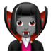 Woman Vampire: Medium Skin Tone Emoji Copy Paste ― 🧛🏽‍♀ - apple