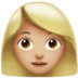 Woman: Medium-light Skin Tone Emoji Copy Paste ― 👩🏼 - apple