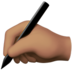 Writing Hand: Medium Skin Tone Emoji Copy Paste ― ✍🏽 - apple