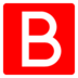 B Button (blood Type) Emoji Copy Paste ― 🅱️ - au-by-kddi