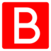 B Button (blood Type) Emoji Copy Paste ― 🅱️ - docomo