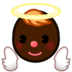 Baby Angel: Dark Skin Tone Emoji Copy Paste ― 👼🏿 - emojidex