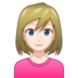 Woman: Light Skin Tone, Blond Hair Emoji Copy Paste ― 👱🏻‍♀ - emojidex