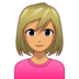 Woman: Medium Skin Tone, Blond Hair Emoji Copy Paste ― 👱🏽‍♀ - emojidex