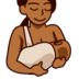 Breast-feeding: Medium-dark Skin Tone Emoji Copy Paste ― 🤱🏾 - emojidex