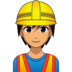 Construction Worker: Medium Skin Tone Emoji Copy Paste ― 👷🏽 - emojidex